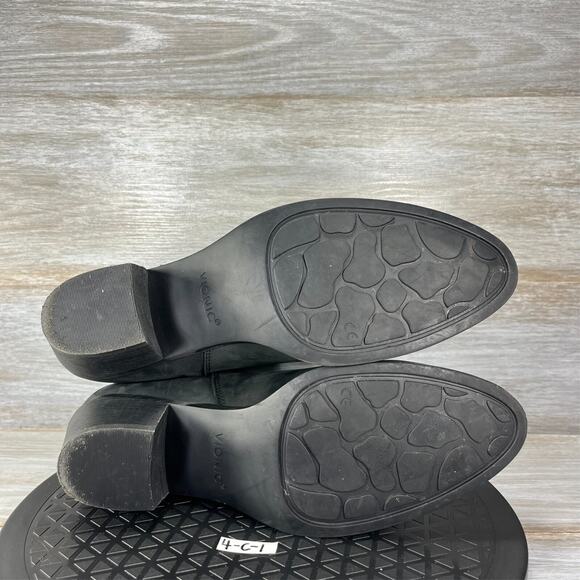 Vionic Women's Shantelle Black Leather Waterproof Zip Up Ankle Boots Size 9.5 - Picture 10 of 11